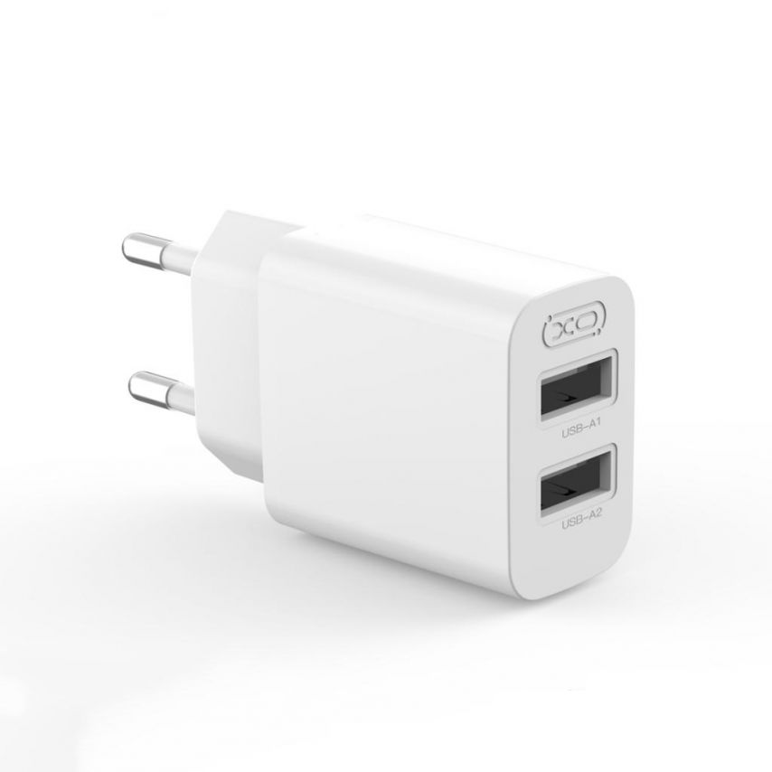 Netzladegerät (Adapter) XO L109 2USB / 2.4A weiß