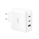 Network Charger (Adapter) XO CE14 2xPD_100W / QC_18W GaN-Technology white - Buy for 46.80 € in Germany