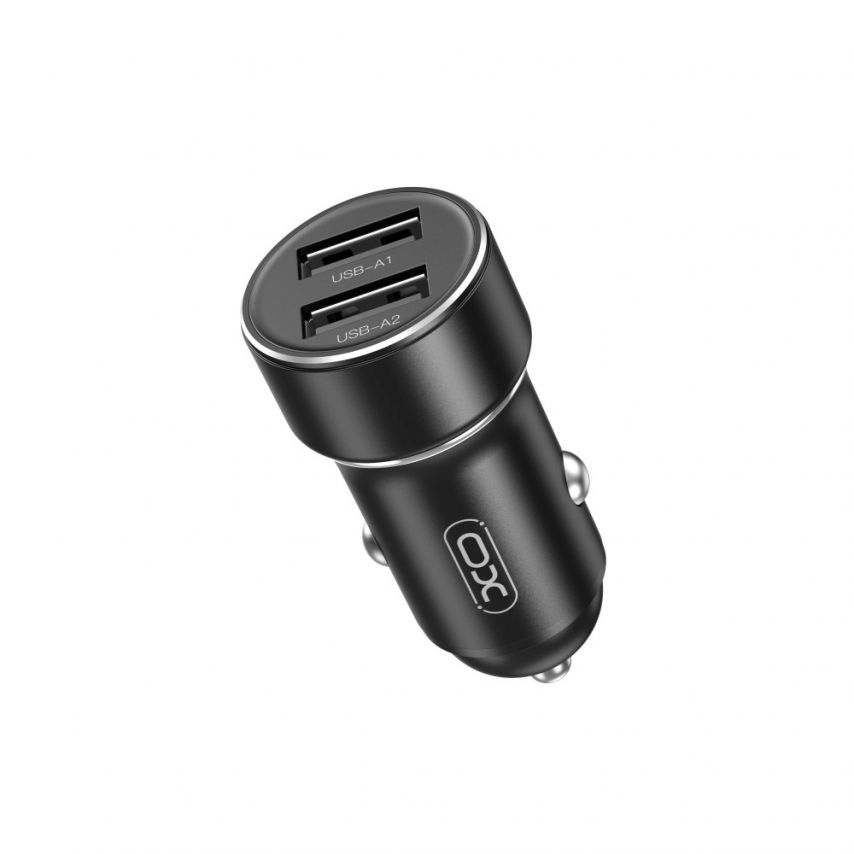 Autoladegerät (Adapter) 2in1 XO CC53 2USB / 12W + Lightning schwarz