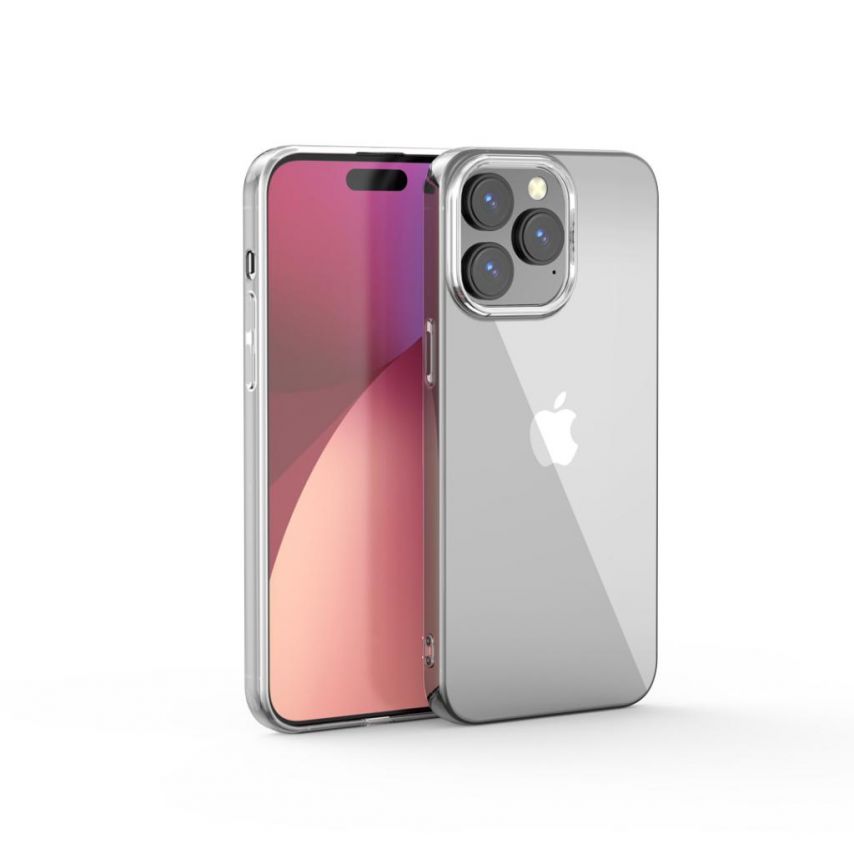 Silikonhülle XO-K01 für Apple iPhone 15 Pro durchsichtig