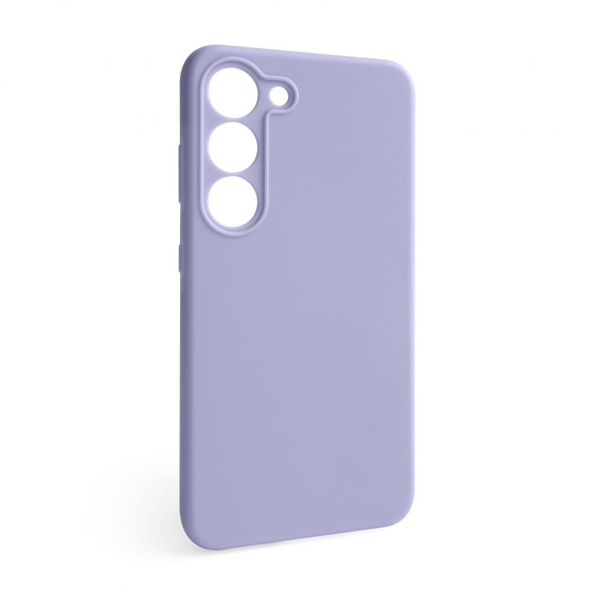 Hülle Full Silicone für Samsung Galaxy S23/S911 (2023) elegantes lila (26) (ohne Logo)