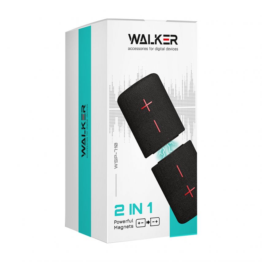 Portable Speaker 2in1 WALKER WSP-710 black