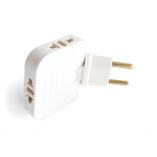 3-Way Plug Adapter WALKER WH-03 white - Buy for 2.30 € in Germany