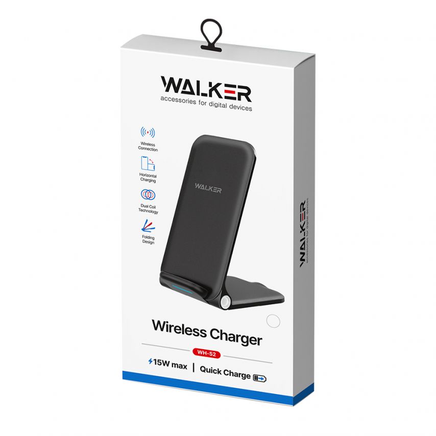 Wireless Сharger WALKER WH-52 black