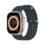 Bracelet Ocean Band en silicone pour Apple Watch Ultra 42/44/45/49 L midnight / gris (4) - Achetez pour 0.00 € en Allemagne