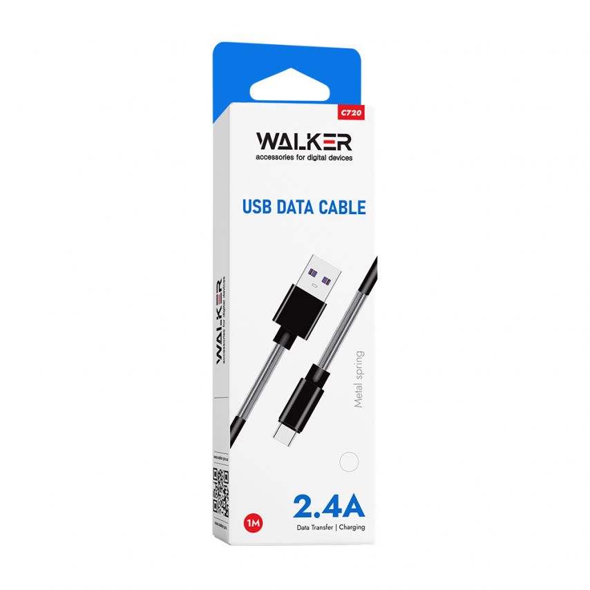 USB-Kabel WALKER C720 Type-C schwarz