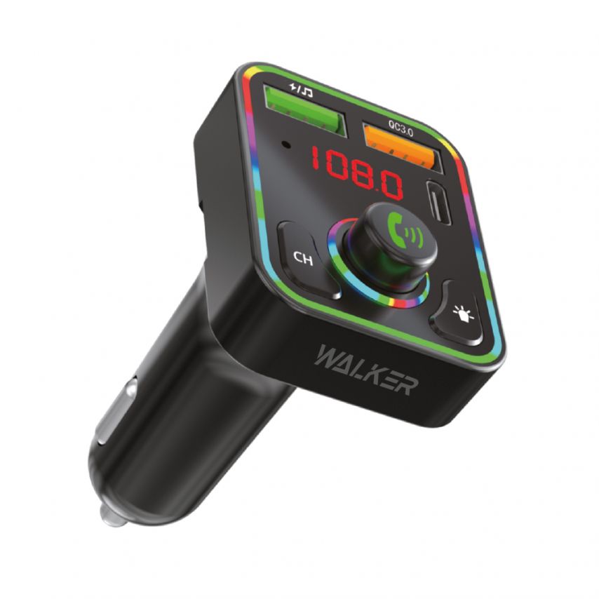 FM Transmitter WALKER WAFM-510 black