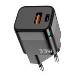 Network Charger (Adapter) WALKER WH-43 33W GAN PD_33W / QC3.0_18W black - Buy for 8.45 € in Germany