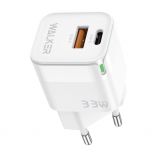 Network Charger (Adapter) WALKER WH-43 33W GAN PD_33W / QC3.0_18W white - Buy for 8.45 € in Germany