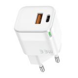 Network Charger (Adapter) WALKER WH-43 33W GAN PD_33W / QC3.0_18W white