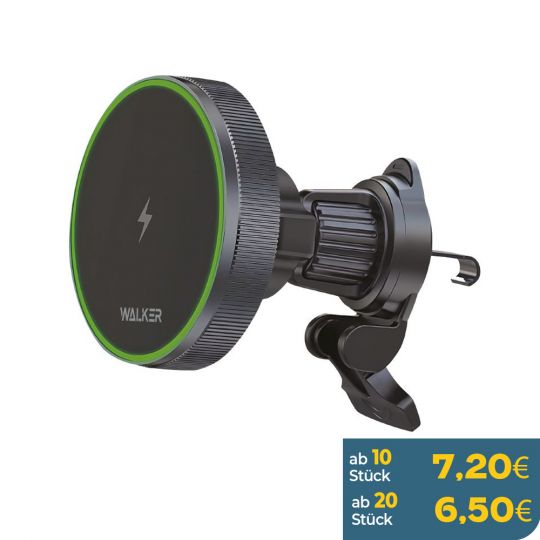 Magnetische Autohalterung WALKER CX-055 Magsafe 15W schwarz - Kaufen Sie für 16.25 € in Deutschland
