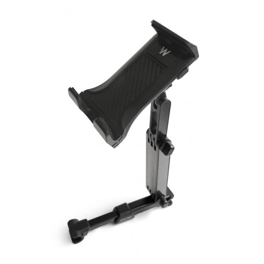 Support de voiture WALKER CX-025 pour téléphone/tablette dans la grille de ventilation et sur l’appui-tête noir