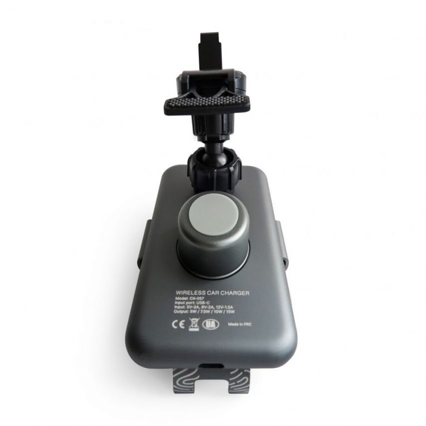Car Holder WALKER CX-057 Smart Sensor 15W black/grey