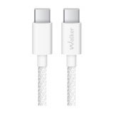 Kabel WALKER C860 Type-C - Type-C 60W weiß