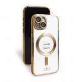 Case with MagSafe for Apple iPhone 14 gold (3)