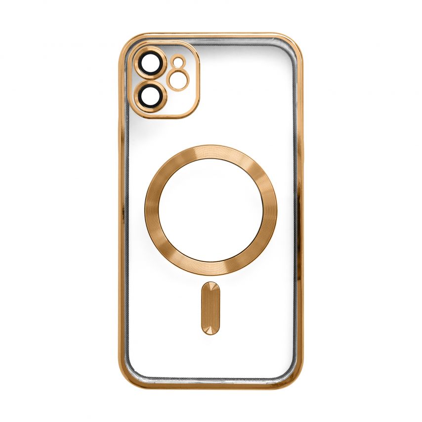 Coque avec MagSafe pour Apple iPhone 11 d'or (3)