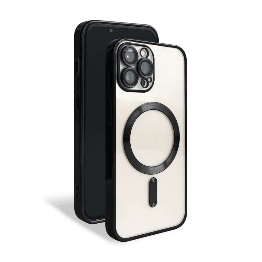 Hülle mit MagSafe für Apple iPhone 12 Pro Max black (09)
