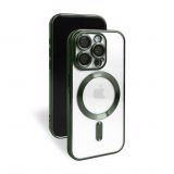 Coque pour Apple iPhone 15 compatible avec MagSafe olive (8)