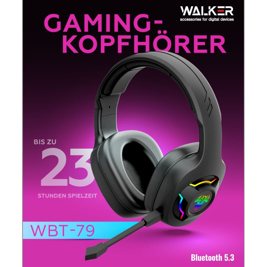 Casque Bluetooth WALKER BIG WBT-79 noir