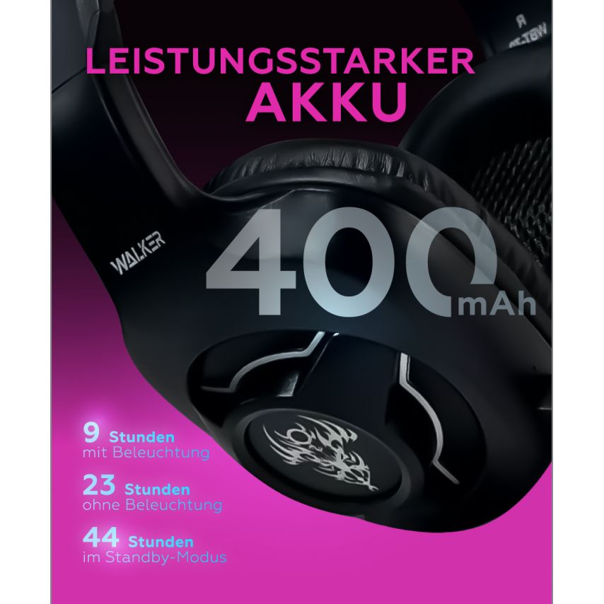 Casque Bluetooth WALKER BIG WBT-79 noir