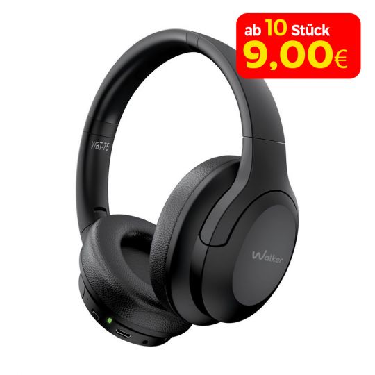Bluetooth-Kopfhörer WALKER WBT-75 schwarz - Kaufen Sie für 18.20 € in Deutschland