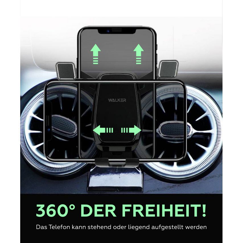 Autohalterung WALKER CX-017 Gravity schwarz