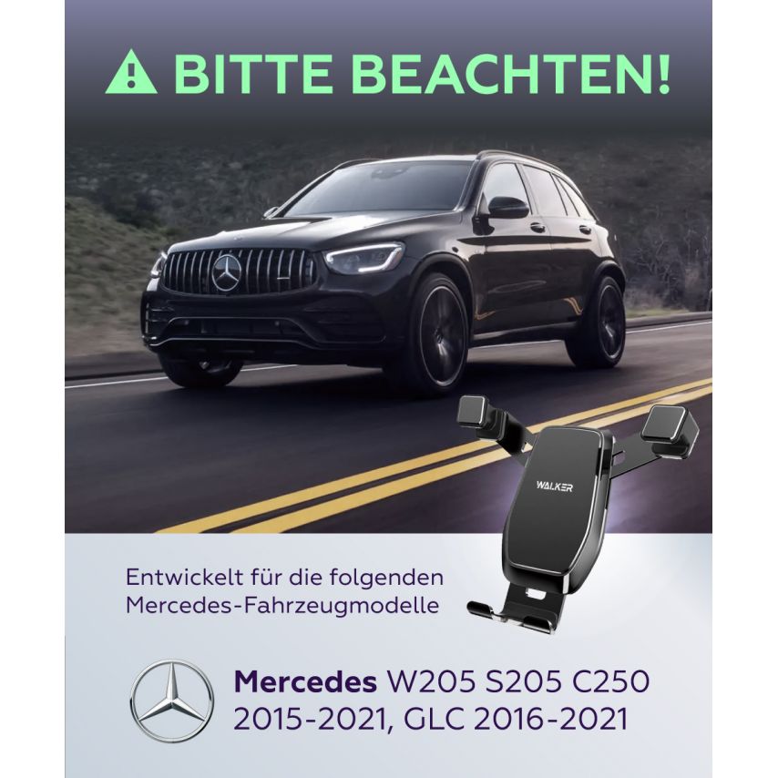 Autohalterung WALKER CX-017 Gravity schwarz