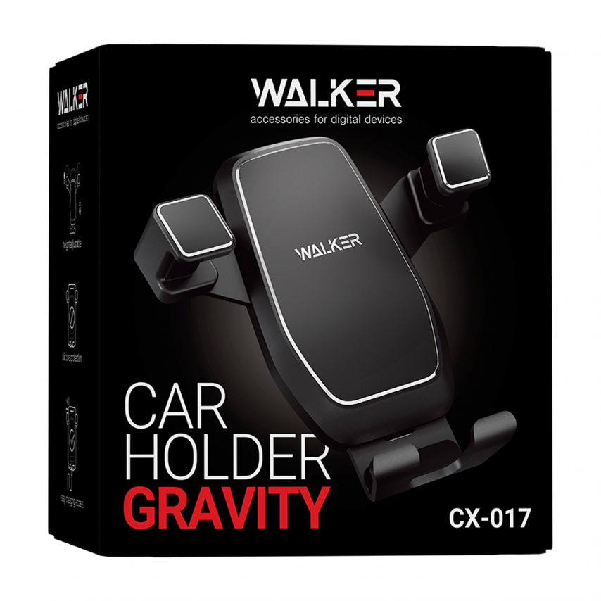 Autohalterung WALKER CX-017 Gravity schwarz