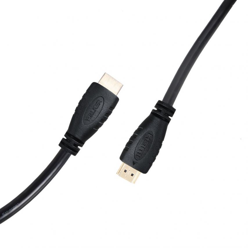 Kabel WALKER WHD-77 HDMI - HDMI 1.5m schwarz (technisches Verpackung)