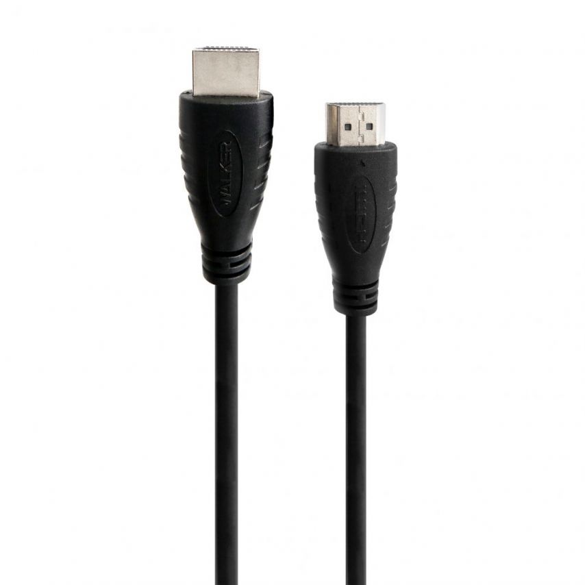 Kabel WALKER WHD-77 HDMI - HDMI 1.5m schwarz (technisches Verpackung)