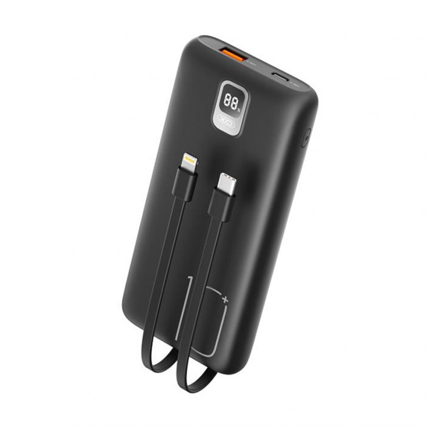 Power Bank XO PR184 10000mAh mit Anzeige schwarz