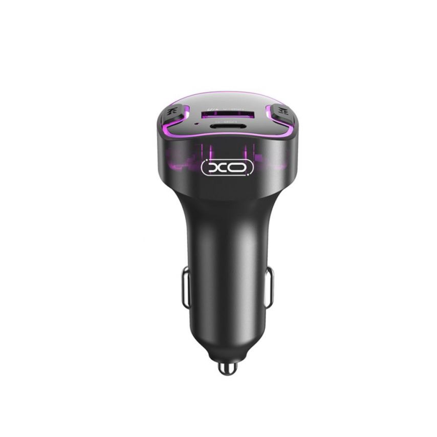 Autoladegerät (Adapter) - FM-Transmitter XO BCC12 PD / USB / 3.1A schwarz