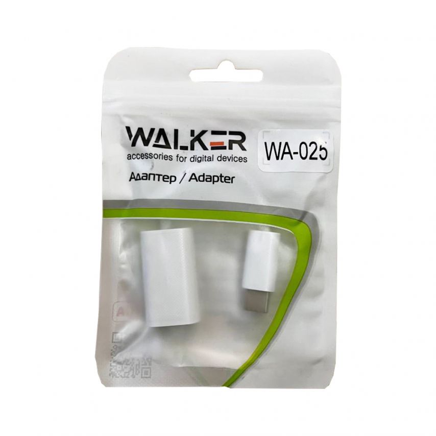 Adapter WALKER WA-025 Type-C to Lightning white (tech.pack)