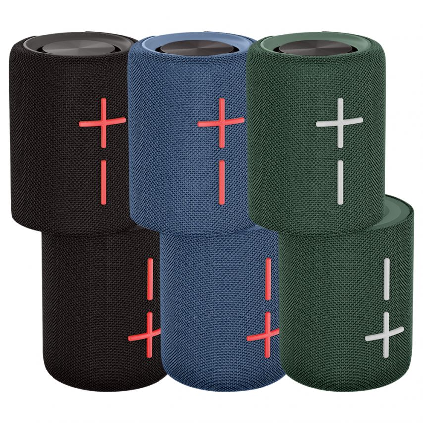 Tragbarer Lautsprecher 2 in 1 WALKER WSP-710 grün