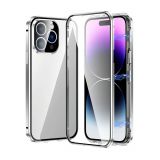 Phone Case Double-sided Magnetic for Apple iPhone 15 Pro dark grey