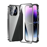 Phone Case Double-sided Magnetic for Apple iPhone 15 Pro Max black