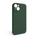 Case Full Silicone for Apple iPhone 15 atrovirens green (54) closed camera (without logo) - Buy for 2.50 € in Germany