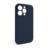 Hülle Full Silicone für Apple iPhone 15 Pro dunkelblau (08) geschlossen Kamera (ohne Logo) - Kaufen Sie für 2.50 € in Deutschland