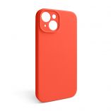 Hülle Full Silicone für Apple iPhone 15 orange (13) geschlossen Kamera (ohne Logo) - Kaufen Sie für 2.50 € in Deutschland