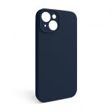 Hülle Full Silicone für Apple iPhone 14 dunkelblau (08) geschlossen Kamera (ohne Logo) - Kaufen Sie für 2.50 € in Deutschland