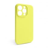 Case Full Silicone for Apple iPhone 15 Pro flash lime (41) closed camera (without logo) - Buy for 2.50 € in Germany