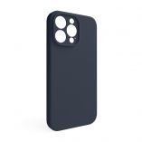 Hülle Full Silicone für Apple iPhone 15 Pro Max dunkelblau (08) geschlossen Kamera (ohne Logo) - Kaufen Sie für 2.50 € in Deutschland