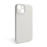 Hülle Full Silicone für Apple iPhone 14 (11) stein geschlossen Kamera (ohne Logo) - Kaufen Sie für 2.50 € in Deutschland