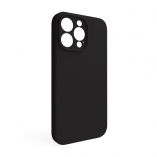 Case Full Silicone for Apple iPhone 15 Pro Max black (18) closed camera (without logo) - Buy for 2.50 € in Germany