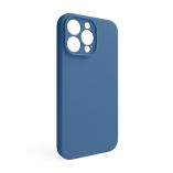 Case Full Silicone for Apple iPhone 15 Pro Max (20) navy blue closed camera (without logo) - Buy for 2.50 € in Germany