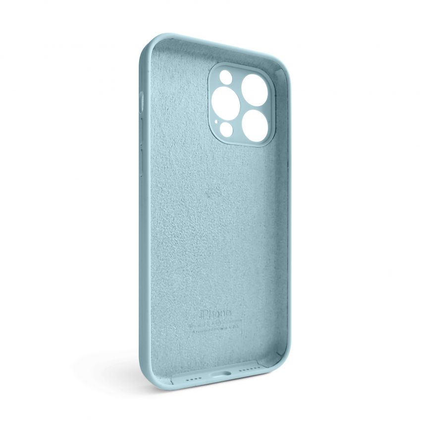 Case Full Silicone for Apple iPhone 15 Pro Max sky blue (58) closed camera (without logo)