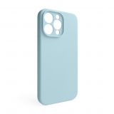 Case Full Silicone for Apple iPhone 15 Pro Max sky blue (58) closed camera (without logo)