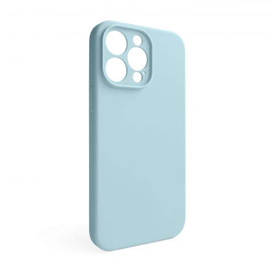 Case Full Silicone for Apple iPhone 15 Pro Max sky blue (58) closed camera (without logo)