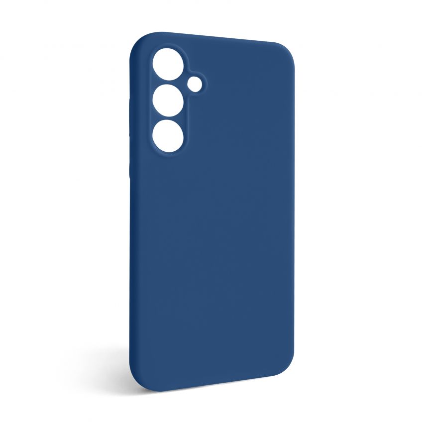 Case Full Silicone for Samsung Galaxy A55 5G/A556 (2024) blue cobalt (20) (without logo)