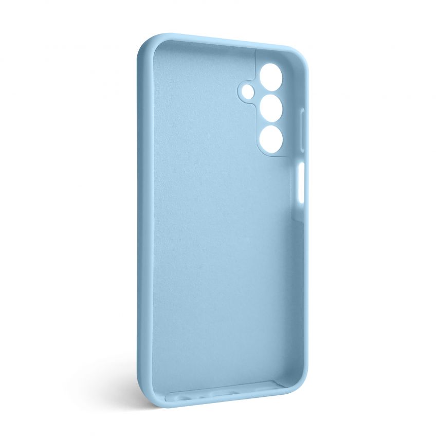 Hülle Full Silicone für Samsung Galaxy A15/A156 (2023) hellblau (05) (ohne Logo)